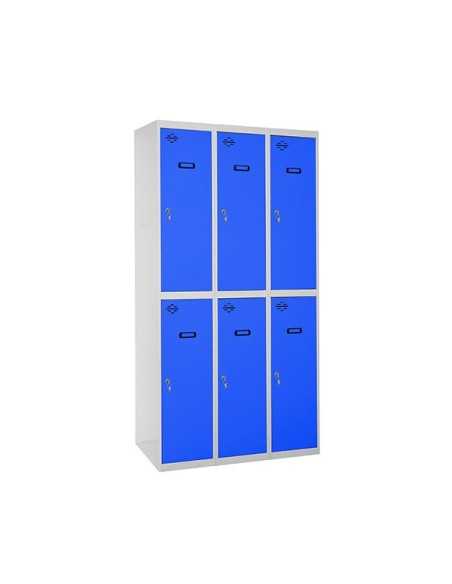 Taquilla Consigna SIMONRACK Simonlocker profesional dism.tandem 3/6 300 (900) gr/az | Taquilla metálica SimonLocker para vestuar