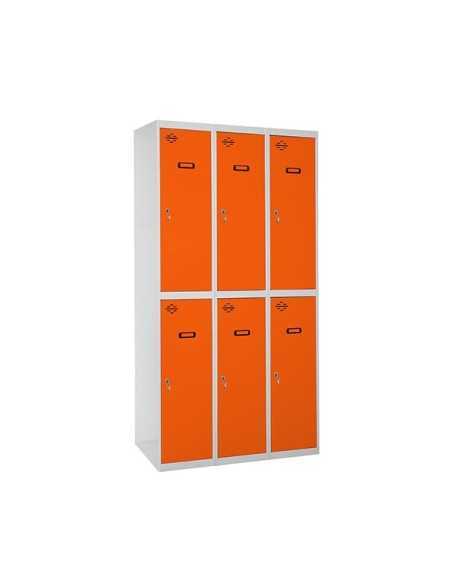 Taquilla Consigna SIMONRACK Simonlocker profesional dism.tandem 3/6 300 (900) gr/na | Taquilla metálica SimonLocker para vestuar