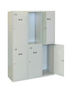 Armario Taquilla Simonlocker Profesional dism.tandem 3/6 300 (900) gris