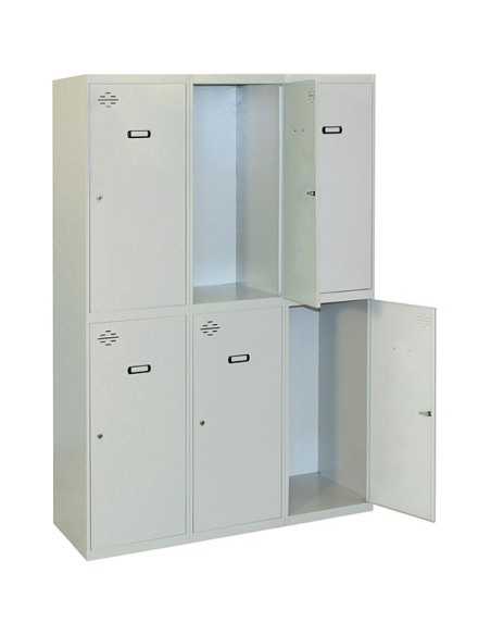 Armario Taquilla Simonlocker Profesional dism.tandem 3/6 300 (900) gris