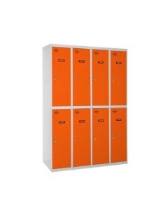 Taquilla Consigna SIMONRACK Simonlocker profesional dism.tandem 4/8 300 (1200) gr/na | Taquilla metálica SimonLocker para vestua