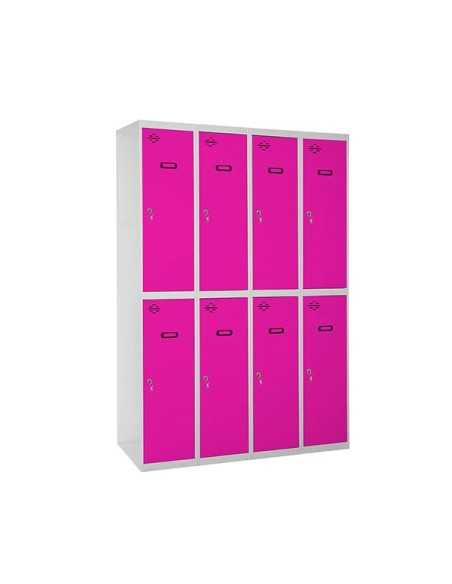 Taquilla Consigna SIMONRACK Simonlocker profesional dism.tandem 4/8 300 (1200) gr/ro | Taquilla metálica SimonLocker para vestua