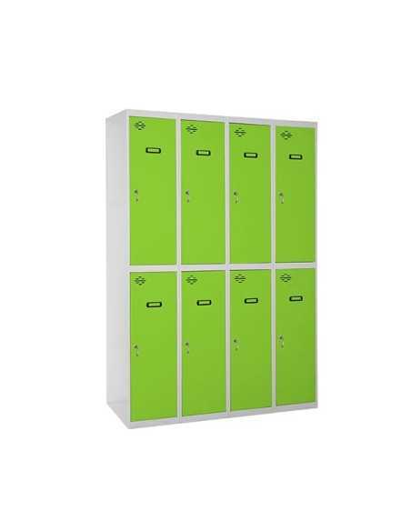 Taquilla Consigna SIMONRACK Simonlocker profesional dism.tandem 4/8 300 (1200) gr/ve | Taquilla metálica SimonLocker para vestua