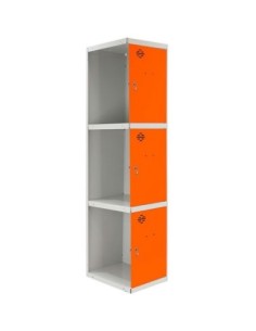 Armario Taquilla SIMON LOCKER Profesional dism.3 puerta 1/3 300 adi gr/na