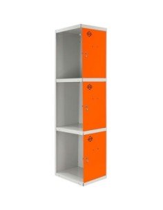 Armario Taquilla SIMON LOCKER Profesional dism.3 puerta 1/3 300 adi gr/na