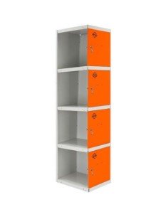 Armario Taquilla SIMON LOCKER Profesional dism.4 puerta 1/4 300 adi gr/na