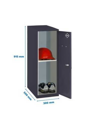 Armario Taquilla Simonlocker dism. Mini + ban. 915x300x500 mm an/an | Taquilla metálica SimonLocker para vestuarios y oficinas