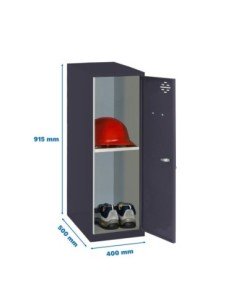 Armario Taquilla Simonlocker dism. Mini + ban. 915x400x500 mm an/an | Taquilla metálica SimonLocker para vestuarios y oficinas