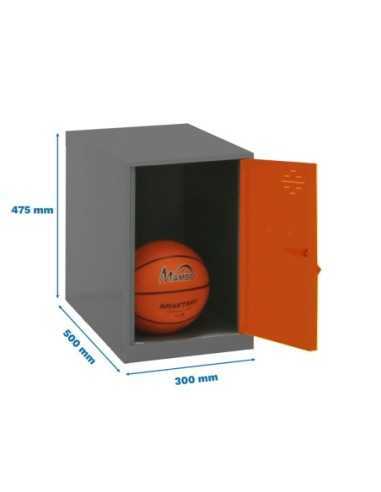 Armario Taquilla Simonlocker dism. Mini 475x300x500 mm ant/nar | Taquilla metálica SimonLocker para vestuarios y oficinas