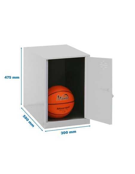 Armario Taquilla SIMON LOCKER dism. Mini 475x300x500 mm gr/bco