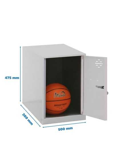 Armario Taquilla SIMON LOCKER dism. Mini 475x300x500 mm gr/osc
