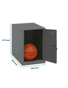 Armario Taquilla Simonlocker dism. Mini 475x400x500 mm ant/ant | Taquilla metálica SimonLocker para vestuarios y oficinas