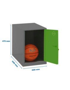 Armario Taquilla Simonlocker dism. Mini 475x400x500 mm ant/ver | Taquilla metálica SimonLocker para vestuarios y oficinas