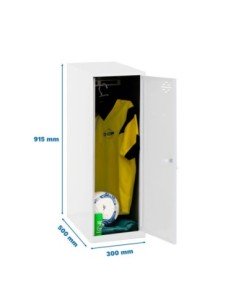 Armario Taquilla Simonlocker dism. Single mini 915x300x500 mm bl/bl | Taquilla metálica SimonLocker para vestuarios y oficinas
