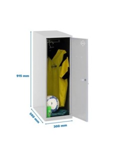 Armario Taquilla SIMON LOCKER dism. Single mini 915x300x500 mm gr/os
