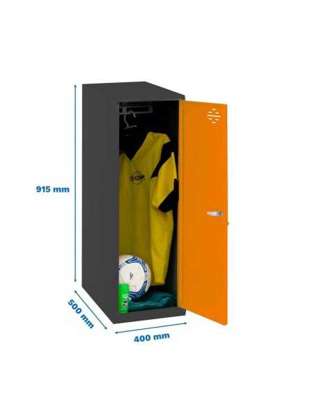 Armario Taquilla Simonlocker dism. Single mini 915x400x500 mm an/na | Taquilla metálica SimonLocker para vestuarios y oficinas