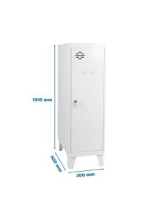 Armario Taquilla Simonlocker dism.single mini 915x300x500+pies b/b | Taquilla metálica SimonLocker para vestuarios y oficinas
