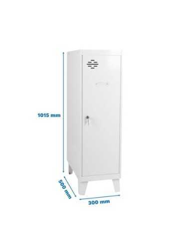 Armario Taquilla Simonlocker dism.single mini 915x300x500+pies b/b | Taquilla metálica SimonLocker para vestuarios y oficinas
