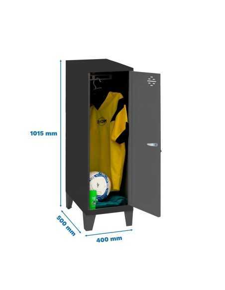 Armario Taquilla Simonlocker dism.single mini 915x400x500+pie an/an | Taquilla metálica SimonLocker para vestuarios y oficinas