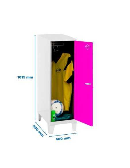 Armario Taquilla Simonlocker dism.single mini 915x400x500+pies b/ro | Taquilla metálica SimonLocker para vestuarios y oficinas