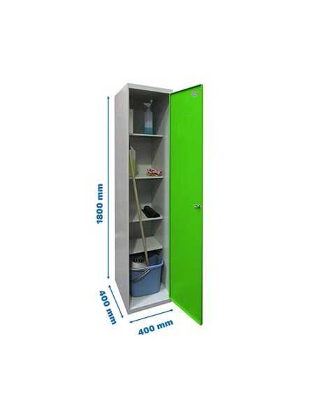 Casilleros SIMON LOCKER Profesional dism.cleaning 180x40x40 1/4 Gris/Verde
