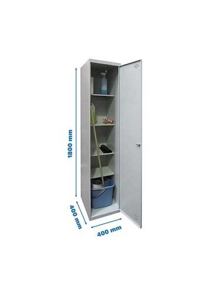 Armario Taquilla Simonlocker Profesional dism.cleaning 180x40x40 1/4 gris | Taquilla metálica SimonLocker para vestuarios y ofic