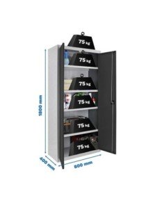 Armario Taquilla Simonlocker Profesional dism.multi. 180x80x40 2/4 gr/an | Taquilla metálica SimonLocker para vestuarios y ofici