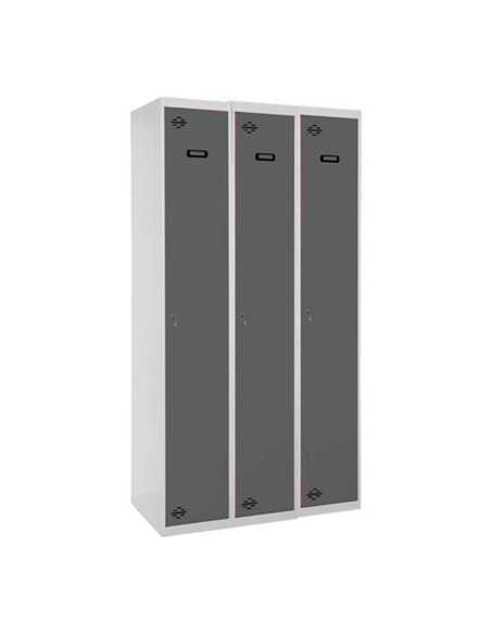Armario Taquilla Simonlocker Profesional Monobloque single-div 3/3 400 (1200)g/an | Taquilla metálica SimonLocker para vestuario