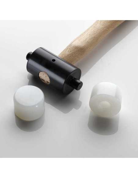 Martillo de Bocas de Nylon Intercambiables con Mango de Madera