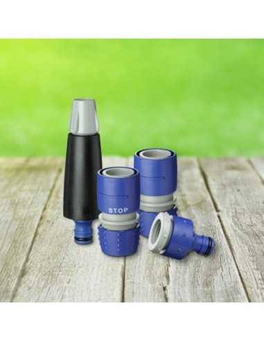 Kit de Riego Completo con Stop 4 pz TL | Hogar TATAY