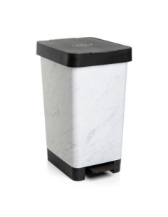 Cubo de Basura con Pedal TATAY 25 Lt Deco Marble | Hogar…