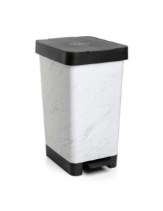 Cubo de Basura con Pedal TATAY 25 Lt Deco Marble | Hogar…