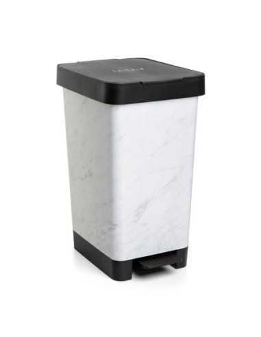 Cubo de Basura con Pedal TATAY 25 Lt Deco Marble | Hogar…