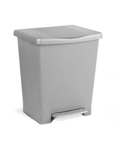 Cubo de Basura con Pedal TATAY Millenium Gris | Hogar TATAY