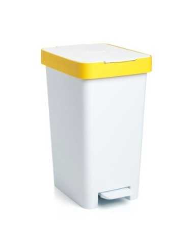 Cubo Reciclaje de basura con Pedal TATAY 25L SMART Amarillo…