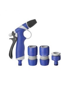 Pistola de Riego 2 Posiciones y Accesorios TATAY Kit 4 Pz…