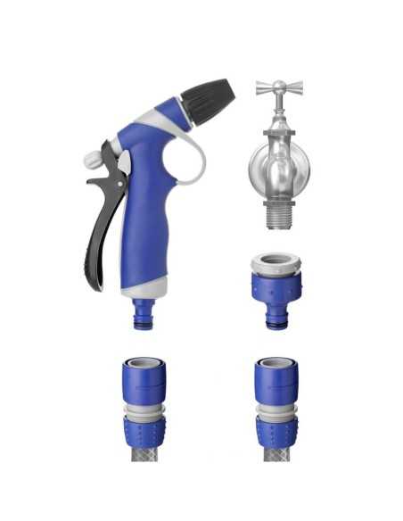 Pistola de Riego 2 Posiciones y Accesorios TATAY Kit 4 Pz…