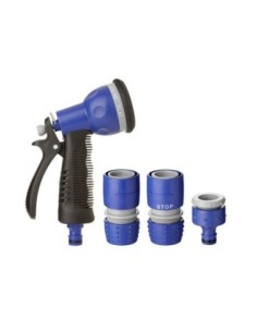 Pistola de Riego 7 Posiciones y Accesorios TATAY Kit 4 Pz…