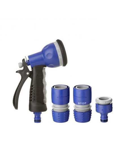 Pistola de Riego 7 Posiciones y Accesorios TATAY Kit 4 Pz…