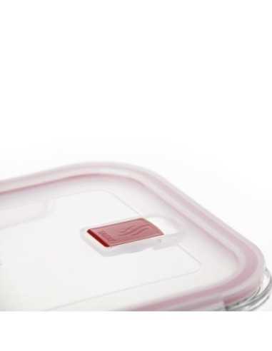 Tapper Cristal Hermético TATAY L Rojo 0.64L | Hogar TATAY