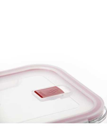 Tapper Cristal Hermético TATAY L Rojo 0.64L | Hogar TATAY