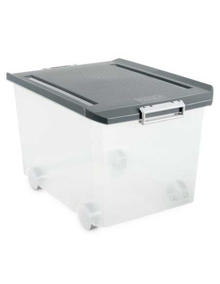 Caja TATAY Multiusos 60L con Ruedas Ciruela | Hogar TATAY
