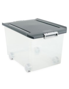 Caja TATAY Multiusos 60L con Ruedas Gris | Hogar TATAY