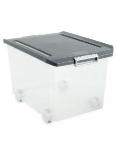 Caja TATAY Multiusos 60L con Ruedas Gris | Hogar TATAY