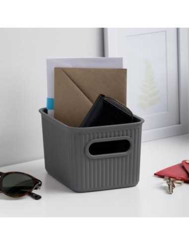 Cesta TATAY S 1.5L - BAOBAB Gris Antracita | Hogar TATAY