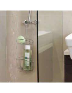 Cestillo para Ducha TATAY 2 Alturas con Colgador | Hogar… 2
