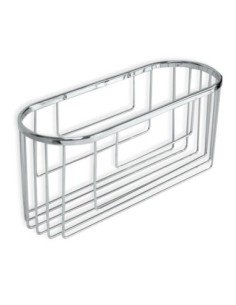 Cestillo para Baño TATAY Ovalado KROM 30x13x13 cm | Hogar…