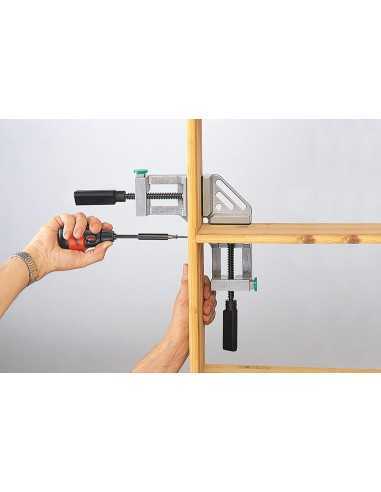 Gato Sargento WOLFCRAFT para esquinas con escuadra de sujeción