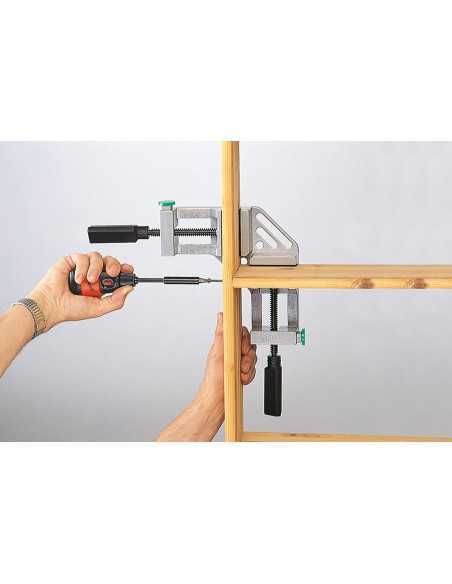 Gato Sargento WOLFCRAFT para esquinas con escuadra de sujeción