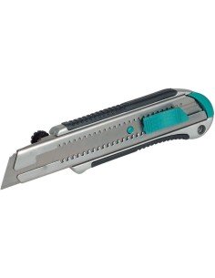 Cúter profesional WOLFCRAFT cuchillas separables de 25 mm